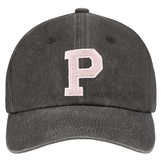 P hat flat lay -mocha