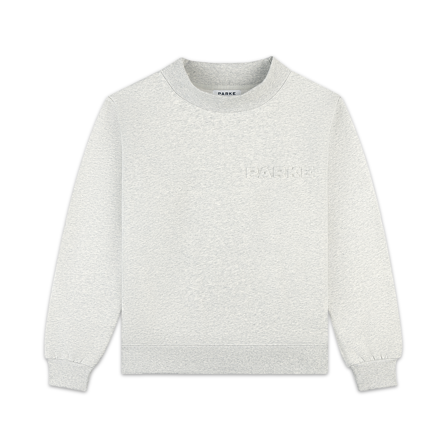Embossed Mockneck -classic grey