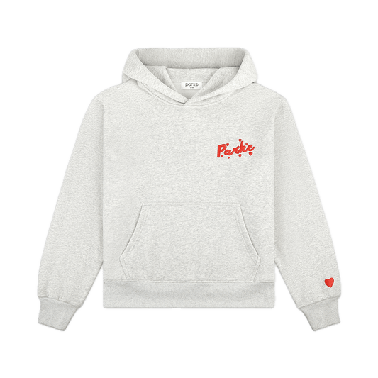 sweetheart hoodie- classic grey