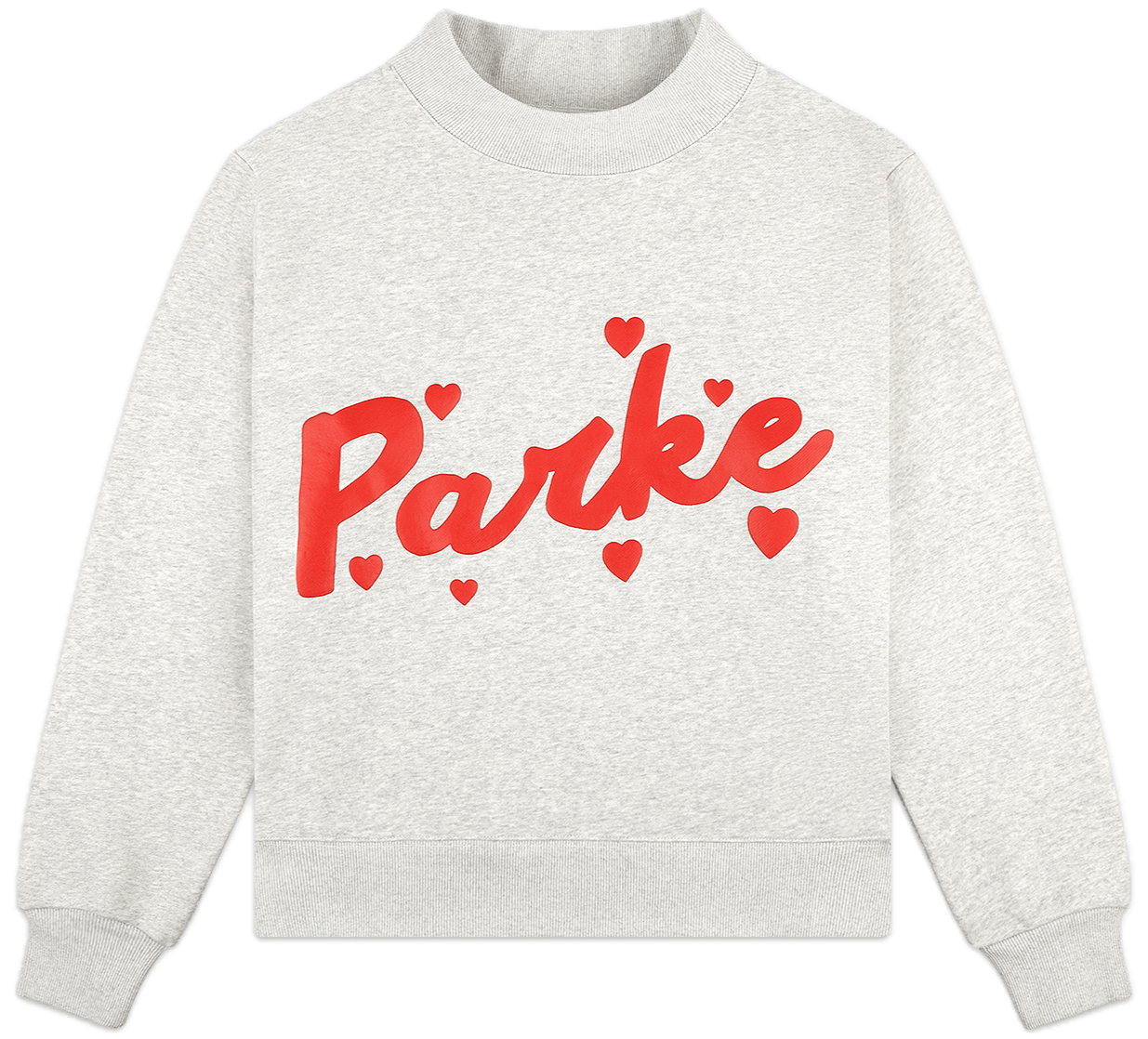 sweetheart mockneck -classic grey